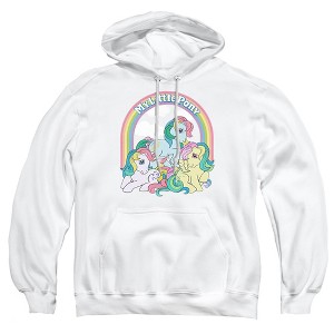 My Little Pony Retro Under The Rainbow Adult Pull-Over Hoodie - 1 of 4