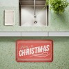 Stupell Industries Red Vintage Merry Christmas Printed Anti-Fatigue Floor Mat, design by Chad Barrett, 30"x18" - 3 of 4