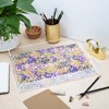Ninola Design Purple Speckled Painting Watercolor Stains Acrylic Tray - Deny Designs - 4 of 4