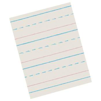 School Smart Zaner-Bloser Paper, 3/8 Inch Ruled, 8 x 10-1/2 Inches, 500 Sheets