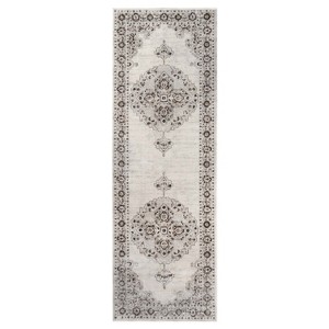 Vintage Traditional Medallion Indoor Runner or Area Rug by Blue Nile Mills - 1 of 4