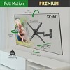Barkan 13" - 60" Full Motion TV Wall Mount - Extension, Swivel & Tilt - 2 of 4