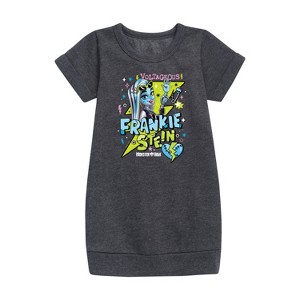 - Mattel - Frankie Stein Voltageous Graphic Short Sleeve Fleece Dress - 1 of 3
