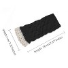 Unique Bargains Pair Women's Winter Lace Trim Fingerless Thumbhole Stretchy Knitted Gloves - image 3 of 4