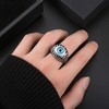 Evil Eye Eyeball Ring for Men or Women Stainless Steel Biker Ginger Lyne Collection - 4 of 4