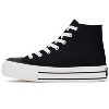 Andrea Canvas Sneaker Boots With Platform 89614 - image 2 of 3