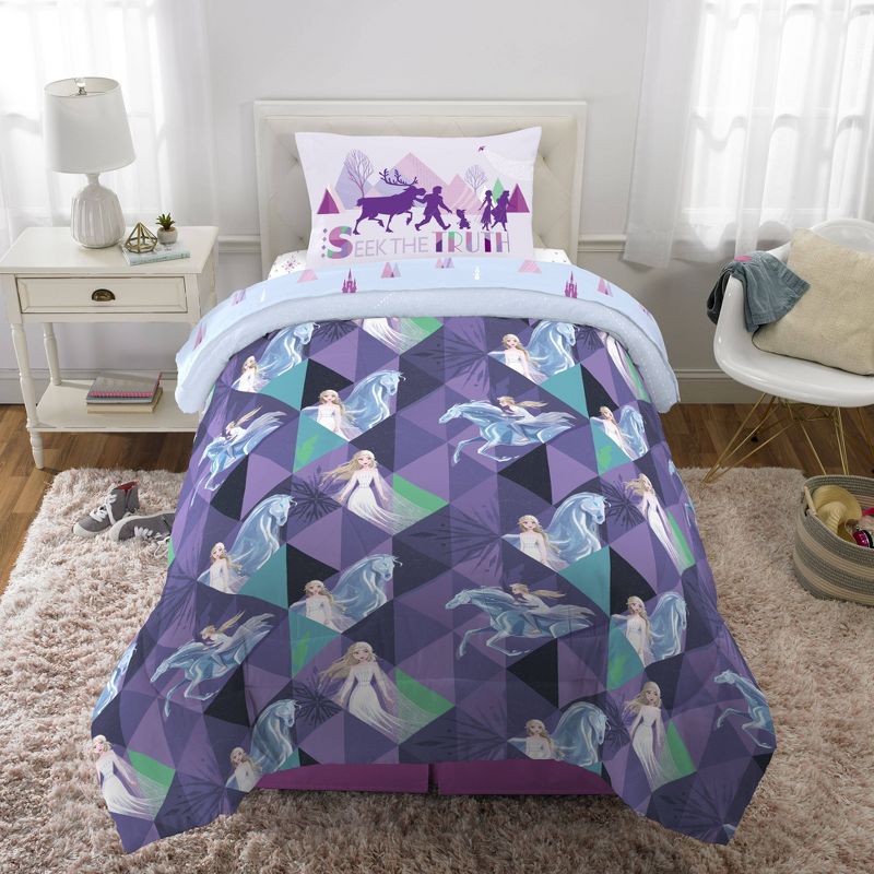 Twin Royally Cool Frozen Reversible Kids&#39; Comforter, 5 of 7