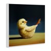 Stupell Industries Yoga Chicks Boat Pose Funny Farm Bird Painting Wall Plaque Art - 3 of 4