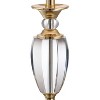 Vienna Full Spectrum Traditional Table Lamp 26.5" High Brass Cut Glass Urn Black Gold Hardback Drum Shade for Living Room Bedroom Bedside - 3 of 4