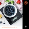 MasterChef 11-Lb. Tempered Glass Digital Kitchen Scale (Black) - image 3 of 3