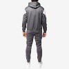 CULTURA Men's Zip Up Hoodie Track Suit - 2 of 4