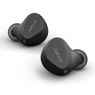 Cancelling Target Noise Elite Black Wireless Earbuds, Bluetooth True Active 4 : Jabra