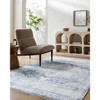 Hauteloom Mauro Navy Medallion Washable Area Rug - 2 of 4