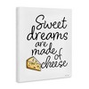 Stupell Industries Sweet Dreams Are Made Of Cheese Canvas Art - 2 of 4