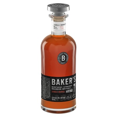 Baker's Bourbon 7yr Kentucky Straight Bourbon Whiskey - 750ml Bottle