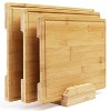 Noodle Board Stove Cover 29.5x22 Inch Wood Cutting Board with Double Handles, Easy to Cleaning, Wooden Stove Top Covers for Gas Burns, Sinks, RV - 2 of 4