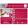 Baby Fanatic Wood Rattle 2 Pack - NFL San Francisco 49ers Baby Toy Set - 3 of 4