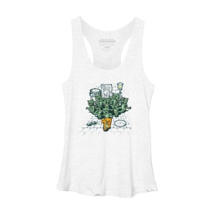 Women's Design By Humans Bad Past Lives By LetterQ Racerback Tank Top - 1 of 3