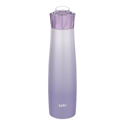 Zak Designs 20 oz Water Bottle Stainless Steel Vacuum Insulated with Jewel Lid for Cold Hot Drinks Outdoor Indoor