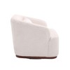 NicBex 360 Degree Accent Swivel Chair Barrel Chair Round Comfy Chair Sofa Chair Leisure Armchair for Living Room, Reading Room - 4 of 4