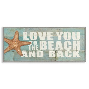 Stupell Industries Beach & Back on Bricks, 24" x 10" - 1 of 4