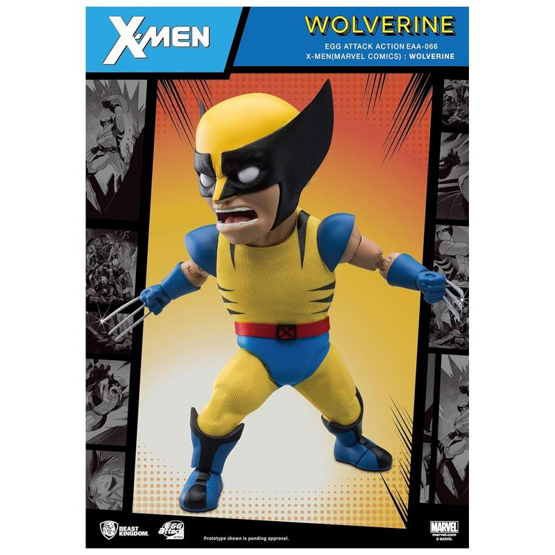 Beast Kingdom Co. Marvel Egg Attack Action Figure | Special Edition Wolverine, 3 of 10