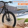 NAYSAYE 26 Inch Mountain Bike 21 Speed Disc Brakes High Carbon Steel Frame Bikes for Adults for Trail Riding, Black and Orange, 71"*25"*39.3" - 2 of 4