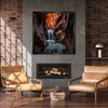 Courtside Market Natural Bath 30x30 Statement Piece - Framed Artboard - 2 of 2