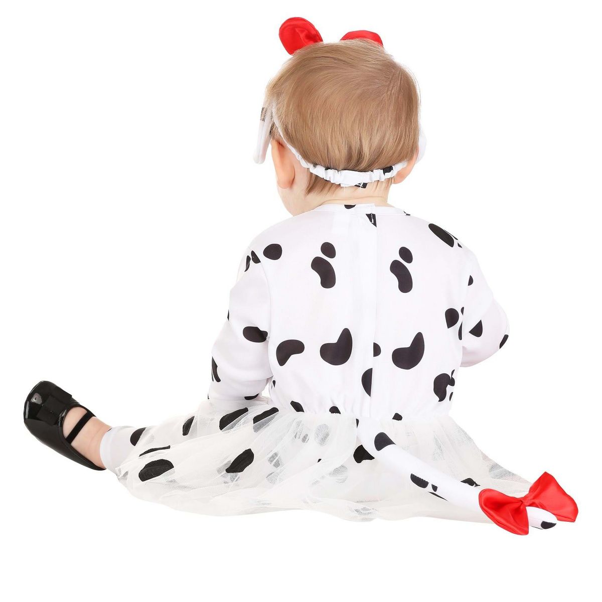 HalloweenCostumes.com Girl's Infant Adorable Dalmatian Costume - thumbnail 2