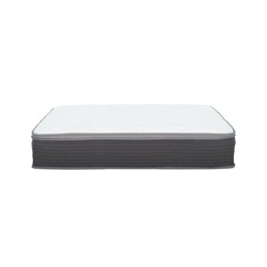 NicBex 10 Inch Gel Memory Foam and Green Tea Mattress for a Cool Sleep,Mattress in a Box,Plush Feel Mattresses,White+Gray - 1 of 4