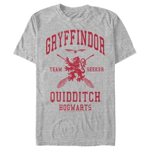 Men's Harry Potter Gryffindor Quidditch Team Seeker T-shirt - Athletic ...