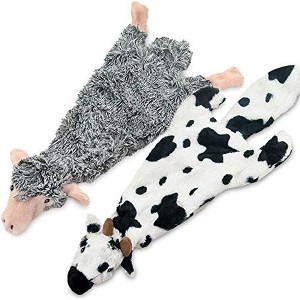 Best Pet Supplies 2-in-1 Stuffless Squeaky Dog Toy with Soft, Durable Fabric for Small, Medium and Large Pets, No Stuffing for Indoor Play - Combo Set - 1 of 4