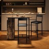 Whizmax Bar Table and Chairs Set, Pub Table and Chairs Set for 2,3 Piece Table Set with Three Tier Storage Shelf for Living Room,Dining Room,Apartment - 2 of 4