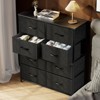 Dresser for Bedroom, Drawer Dresser Organizer Storage with 8 Drawers, Chest of Drawers with Fabric Bin, Wood Top for Bedroom, Entryway - 2 of 4