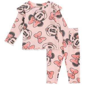 Disney Minnie Mouse Winnie the Pooh The Aristocats Lilo & Stitch Stitch Peplum T-Shirt and Pants Newborn to Big Kid - 1 of 4
