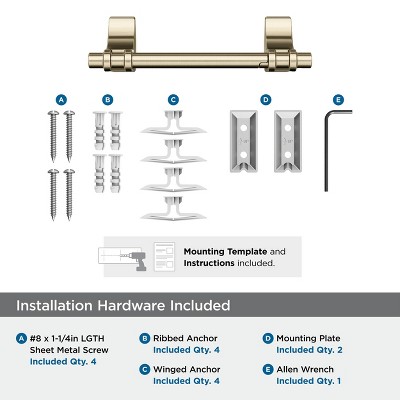 Golden Champagne Pivoting Double Post Toilet Paper Holder