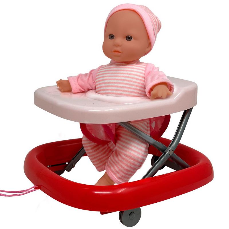 The New York Doll Collection 12 Inch Baby Doll Walker Set, 1 of 6
