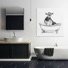 Stupell Industries Cow in Bathtub Sketch Canvas Art - 3 of 4