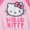Hello Kitty Raglan Rash Guard and Bikini Bottom UPF 50+ Swim Set Little Kid to Big Kid - 4 of 4