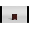 DOMETOUR 1pc Nightstand Cherry Finish Louis Philippe Solid wood English Dovetail Construction Antique Nickle Hanging Pulls - 4 of 4