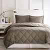 Sapphtopaz 3M Diamond Quilting Reversible Down Alternative Twin Comforter Set, Quilts Twin Size, 2-Piece Sheet Set 1 Comforter, 2 Shams - 2 of 4