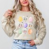 Simply Sage Market Women's Graphic Sweatshirt Bunny Egg Easter Chart - 2 of 3