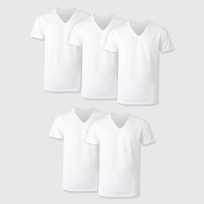 Hanes Premium Men's Short Sleeve Black Label V-Neck T-Shirt - Black S