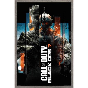 Trends International Call of Duty: Black Ops 7 (2025) - Split Reality Black Framed Wall Poster Prints - 1 of 4