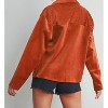 Women's Corduroy And Velvet Jacket - Buttermelon - 3 of 4