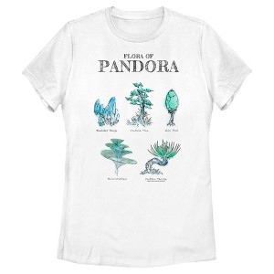 Women's Avatar Flora of Pandora Sketches T-Shirt - 1 of 4