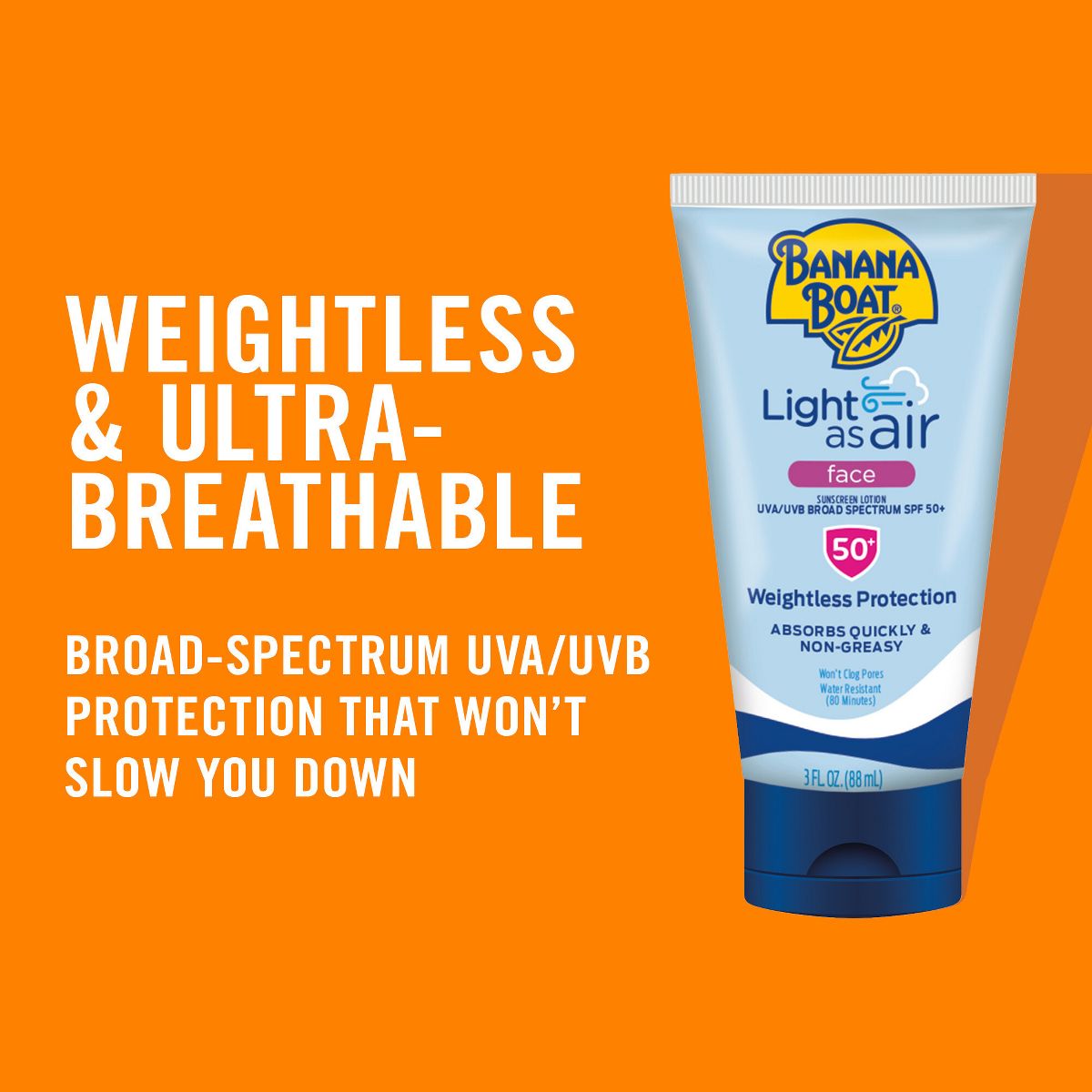 Banana Boat Light As Air Sunscreen Lotion - SPF 50 - 6 fl oz - thumbnail 9