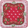C&F Home Happy Holly-Days Coaster Petit Point Coaster Set/4 - 2 of 3