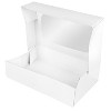O'Creme White Treat Box with Window, 8.5" x 5.5" x 2", Pack of 200 - 3 of 3