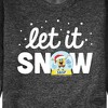 Men's - SpongeBob SquarePants - Let It Snow Graphic Fleece Sweatshirt - 2 of 4